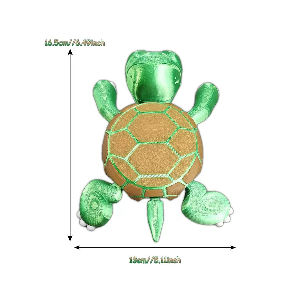 Turtle Coaster with Funny Expression when you put a Glass on His Back