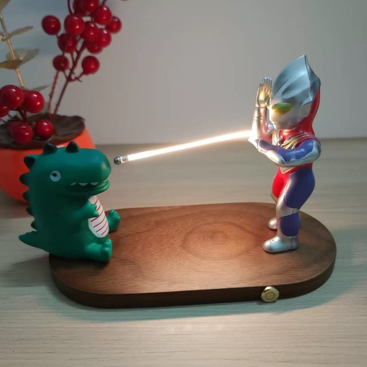 Dragon Ball Goku Kamehameha Floating Night Light – USB Rechargeable Anime Bedroom Decor for Men