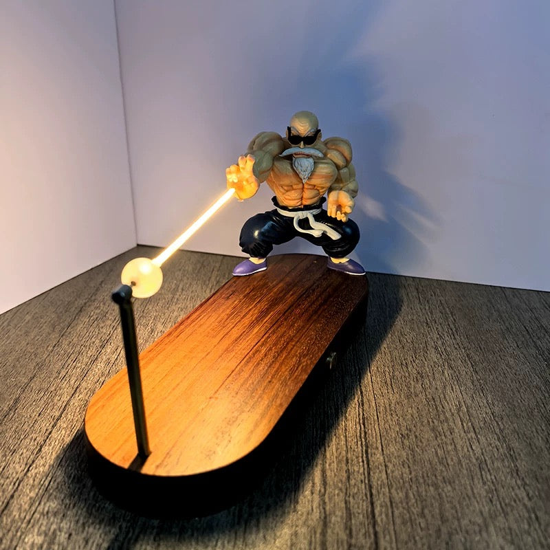 Dragon Ball Goku Kamehameha Floating Night Light – USB Rechargeable Anime Bedroom Decor for Men