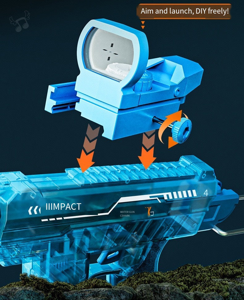 2025 NEW! Automatic Reload Electric Water Gun with Light