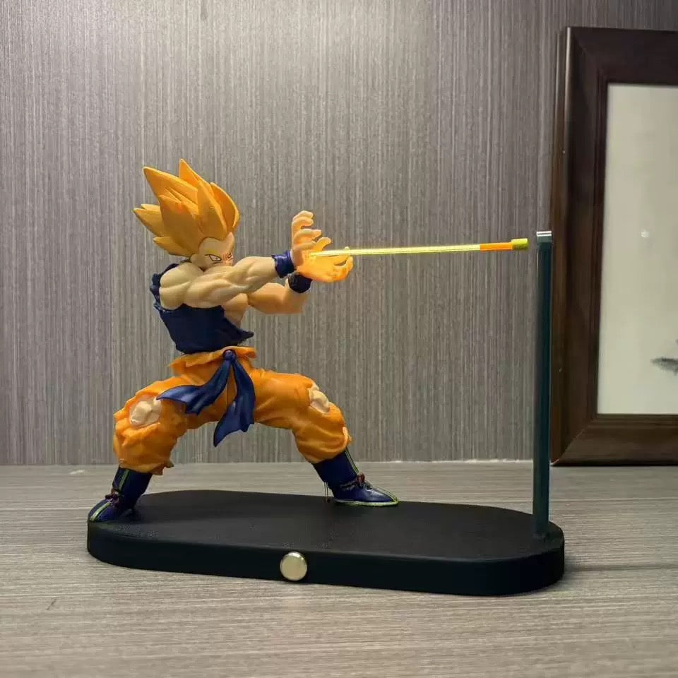 Dragon Ball Goku Kamehameha Floating Night Light – USB Rechargeable Anime Bedroom Decor for Men