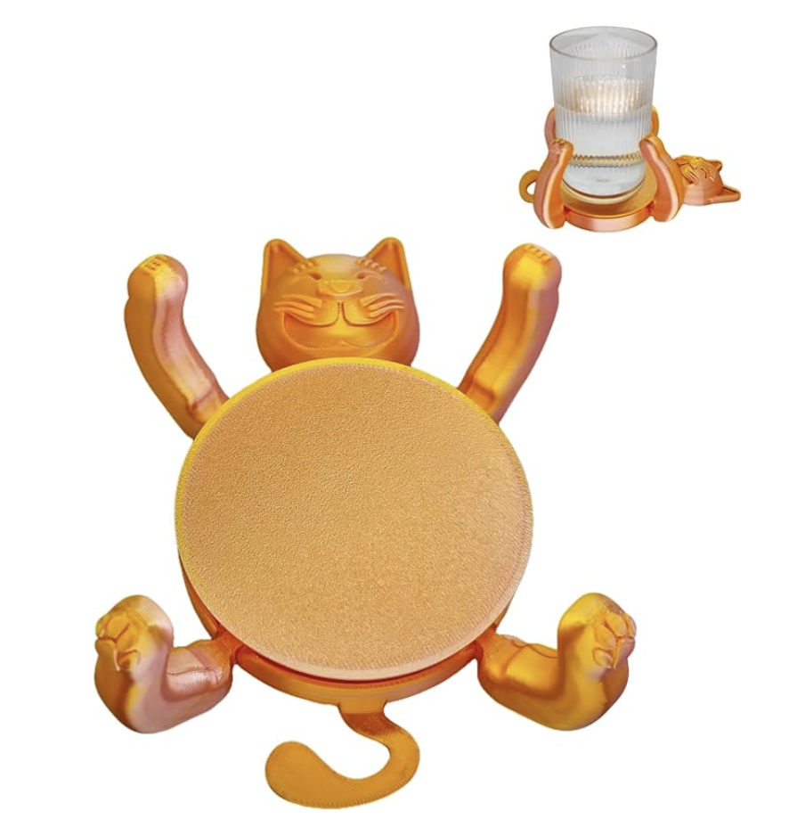 Turtle Coaster with Funny Expression when you put a Glass on His Back