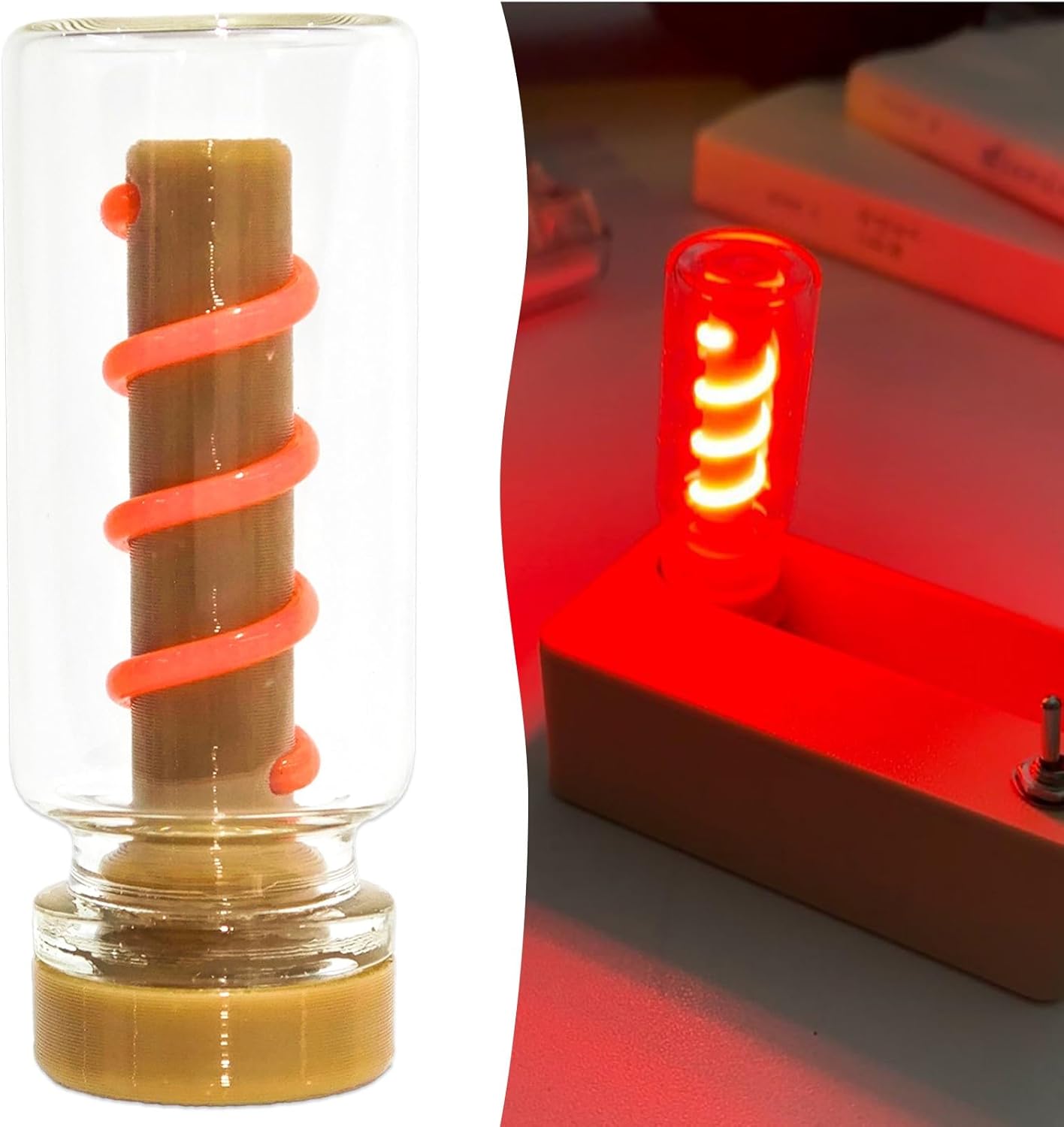 Mini Lamp Mechanical Night Light, Creative Magnetic Flippable Table Lamp