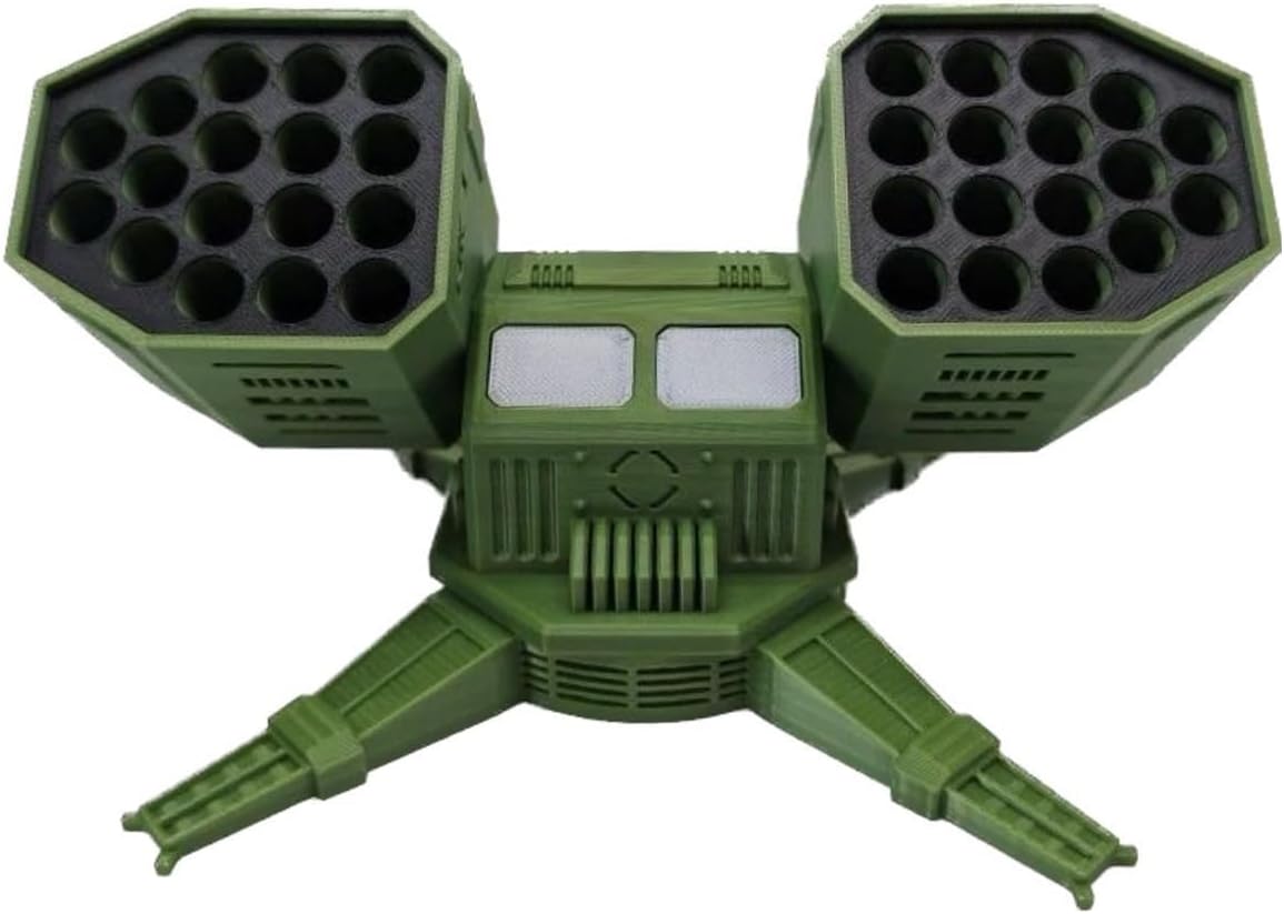 Pen Holder Desktop Organizer Battlefield Mech Model