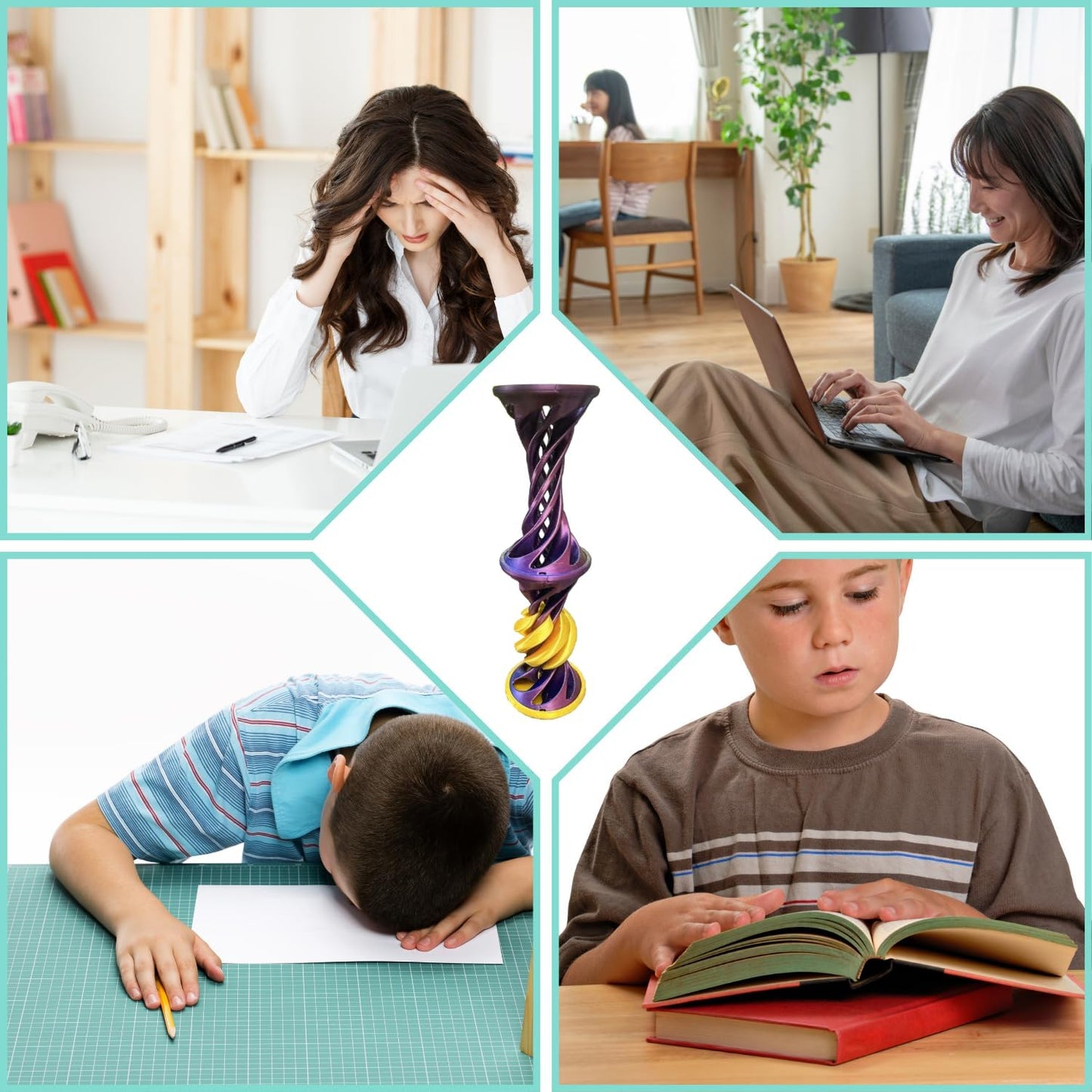 Spiral Cone Fidget Toys,3D Printed Toys