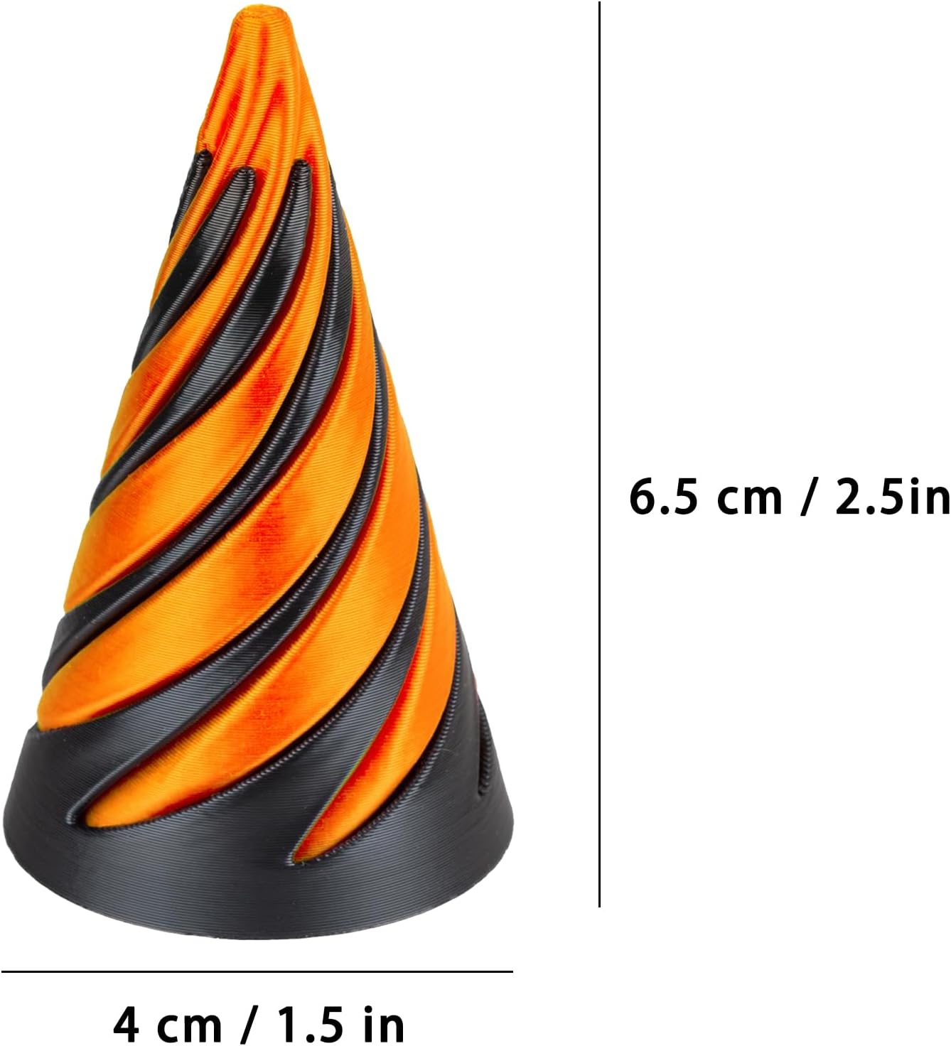 Impossible Cone, Spiral Cone Fidget Toy 3D Printed Spiral Fidget Toys