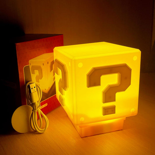 Super Bros Question Block Lamp