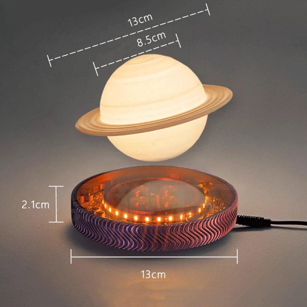 Levitating Moon Lamp,Floating and Spinning in Air Freely with 3D Printing