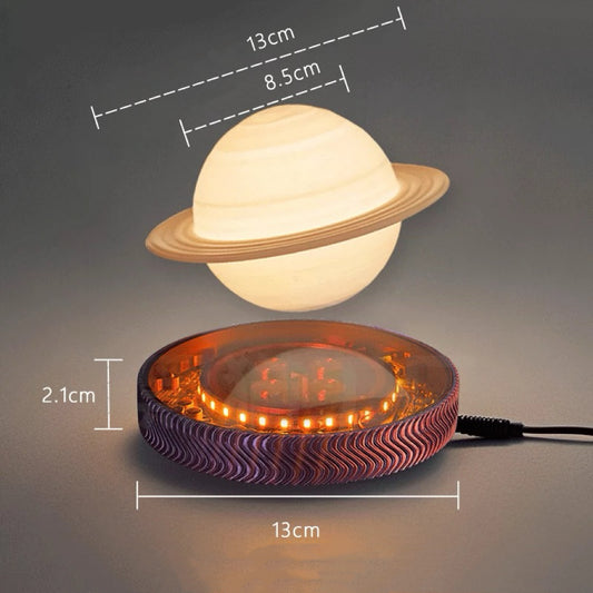 Levitating Moon Lamp,Floating and Spinning in Air Freely with 3D Printing
