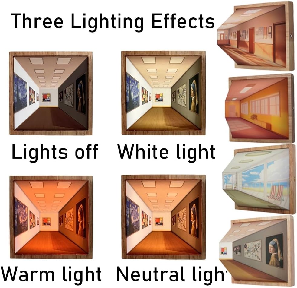 Naked Eye 3D Visual Night Light
