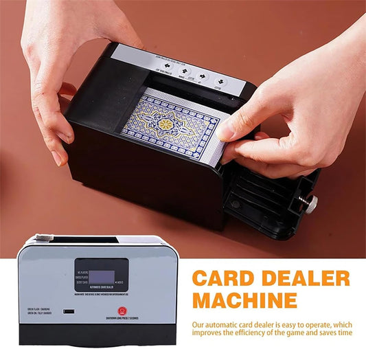 Automatic Cards Dealer, Rotating Card Dealer Machine for 3-8 Persons