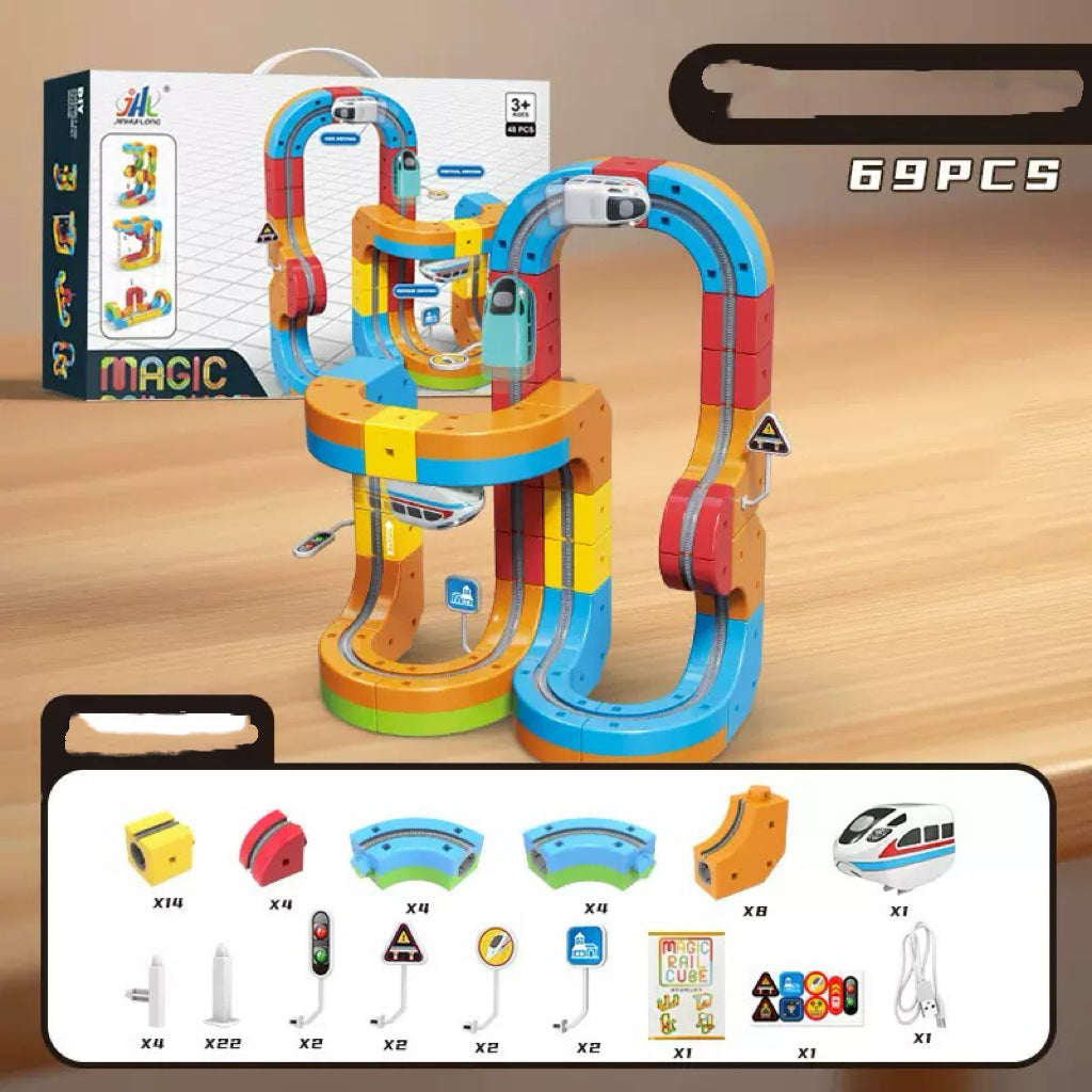 Assembly magic track train set educational toys