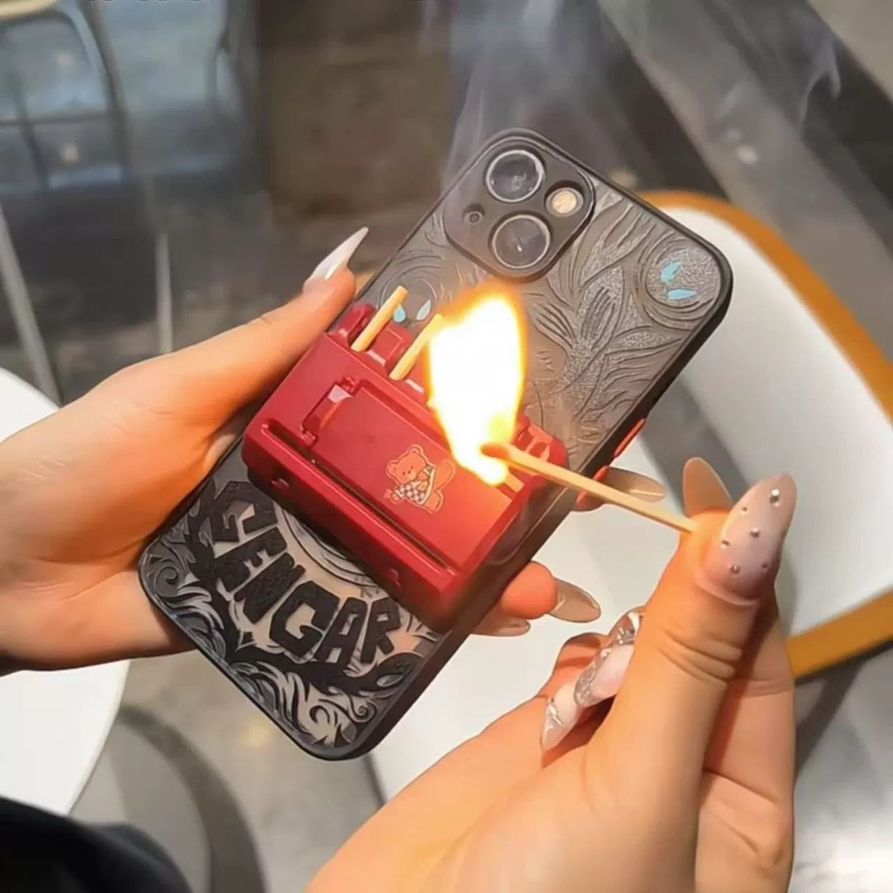 Matches box for phone