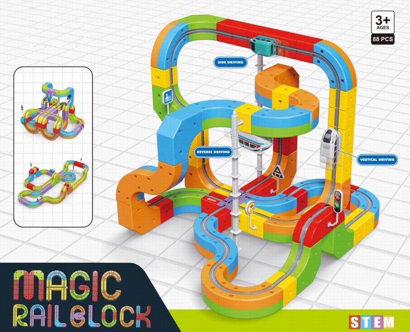 Assembly magic track train set educational toys