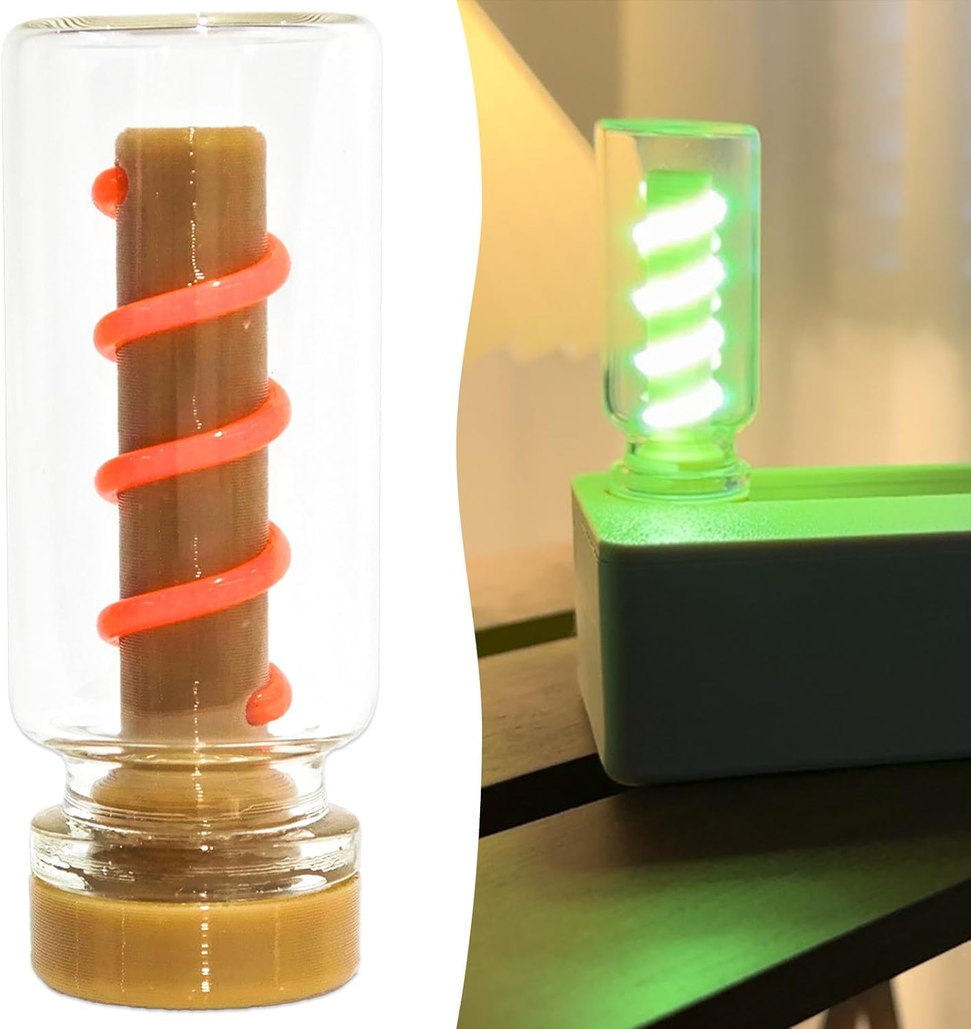 Mini Lamp Mechanical Night Light, Creative Magnetic Flippable Table Lamp
