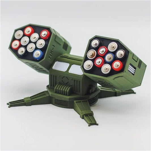 Pen Holder Desktop Organizer Battlefield Mech Model