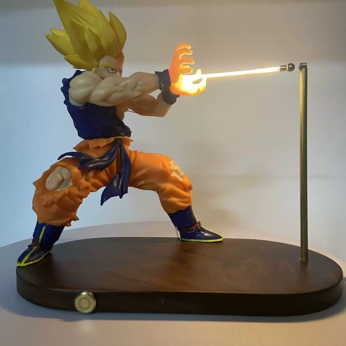 Dragon Ball Goku Kamehameha Floating Night Light – USB Rechargeable Anime Bedroom Decor for Men