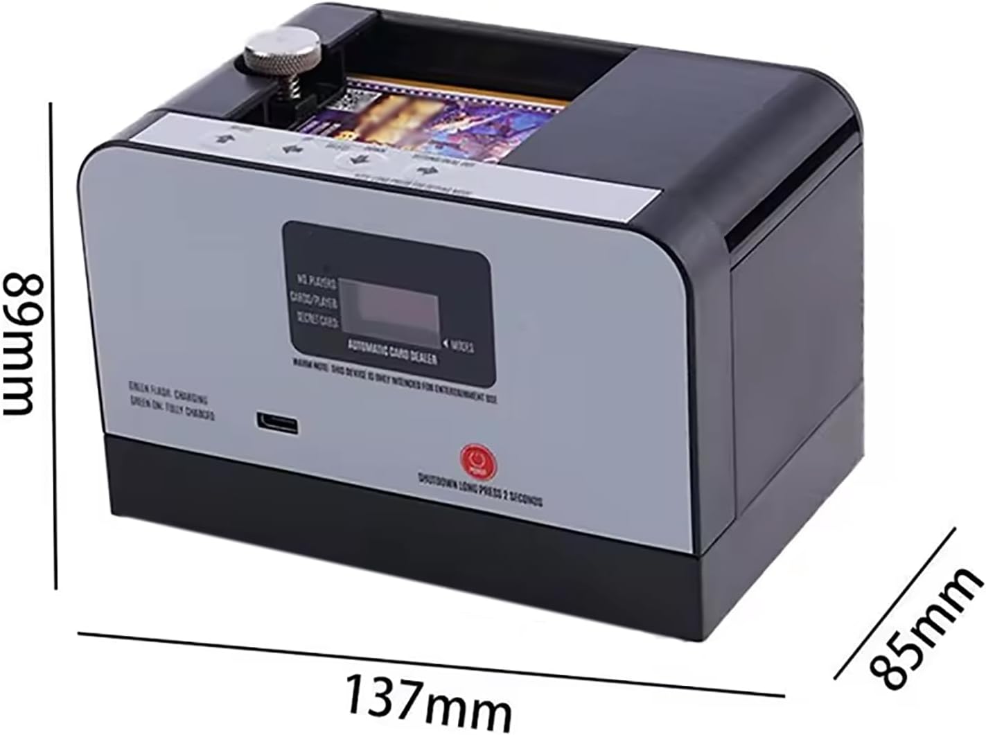 Automatic Cards Dealer, Rotating Card Dealer Machine for 3-8 Persons