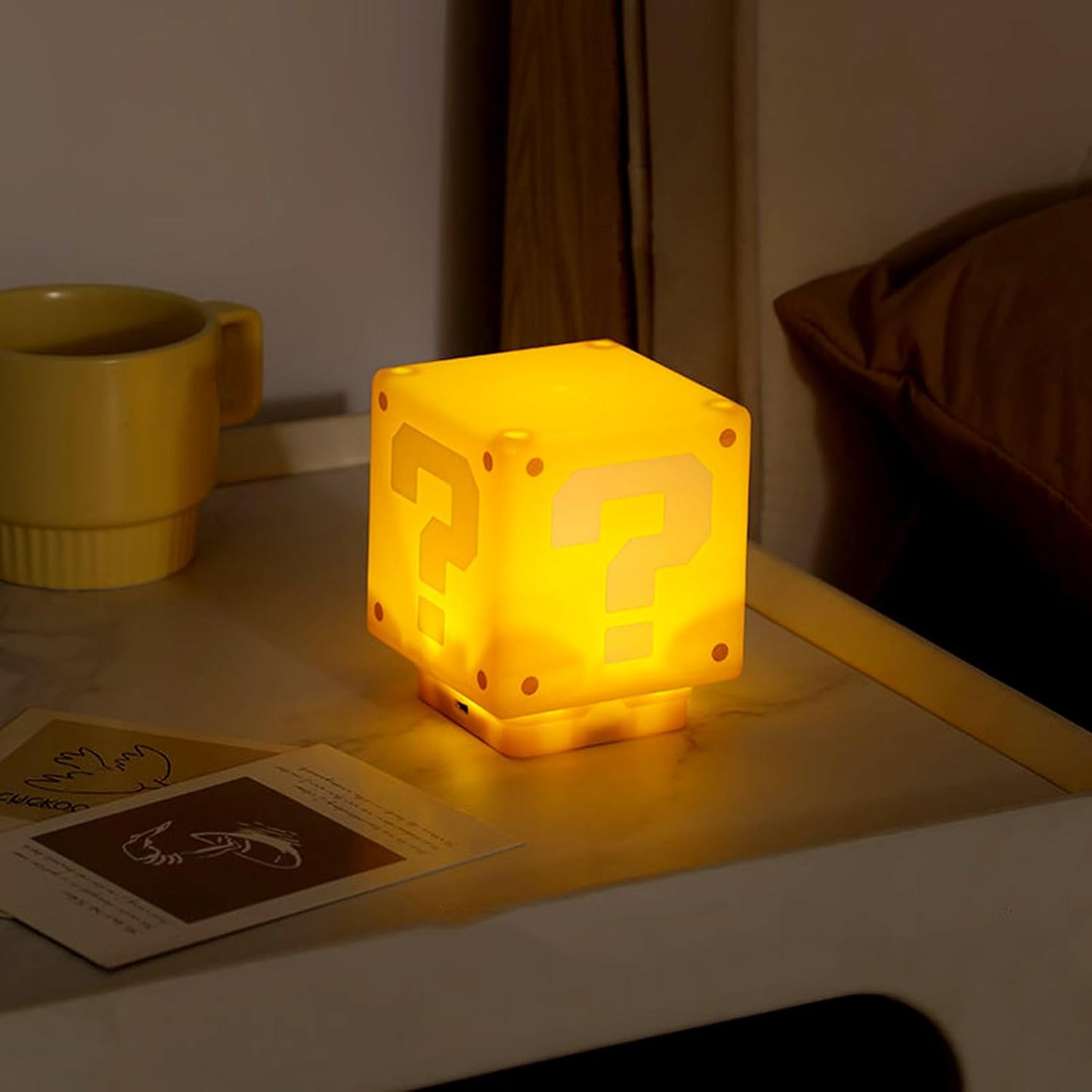 Super Bros Question Block Lamp