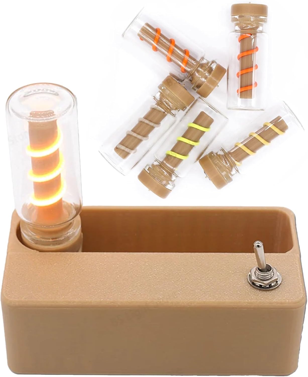 Mini Lamp Mechanical Night Light, Creative Magnetic Flippable Table Lamp