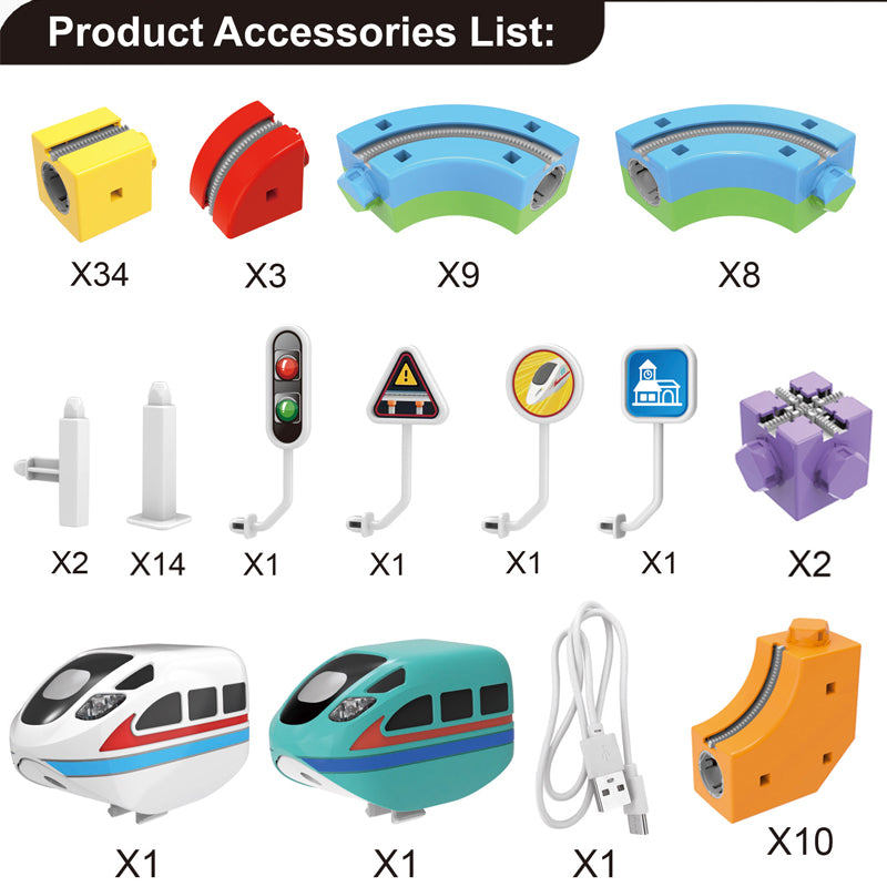 Assembly magic track train set educational toys
