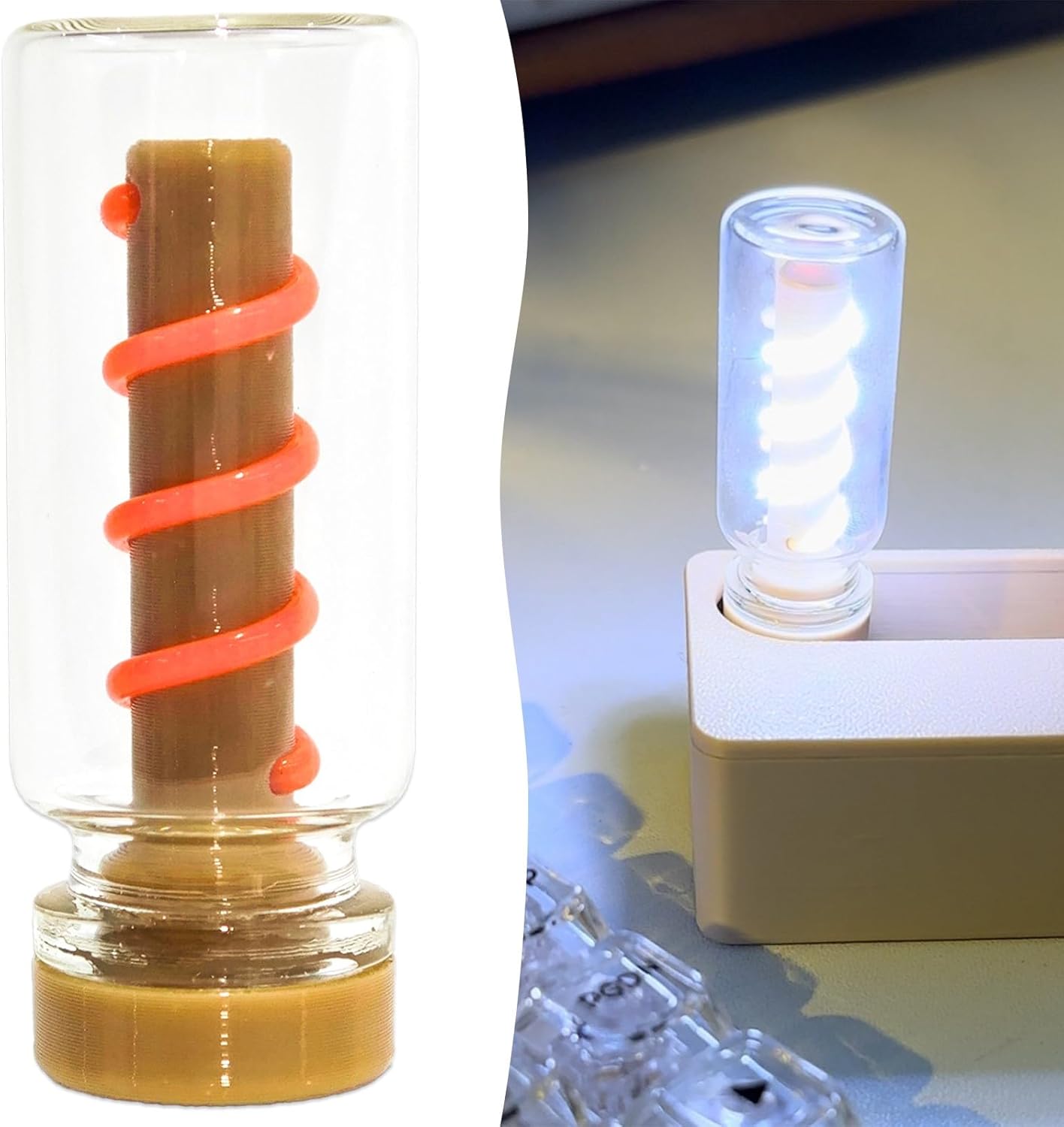 Mini Lamp Mechanical Night Light, Creative Magnetic Flippable Table Lamp