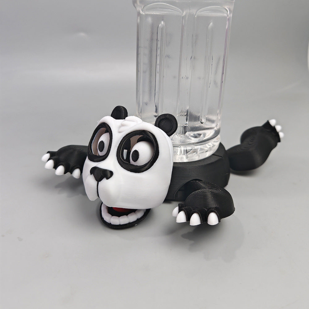 Turtle Coaster with Funny Expression when you put a Glass on His Back