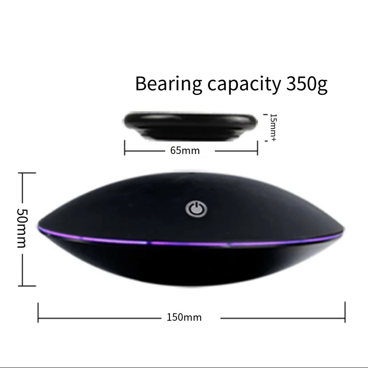 Magnetic Levitation Display Stand - Auto-Rotating Floating Platform for Phones, Jewelry & Collectibles | Cool Tech Gadget Gift