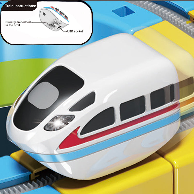Assembly magic track train set educational toys