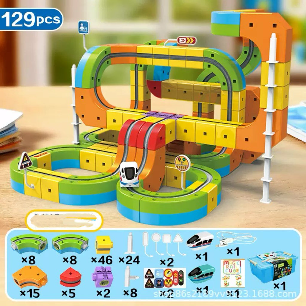 Assembly magic track train set educational toys