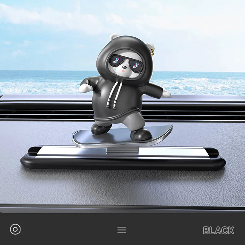 Cartoon Skateboard Bear