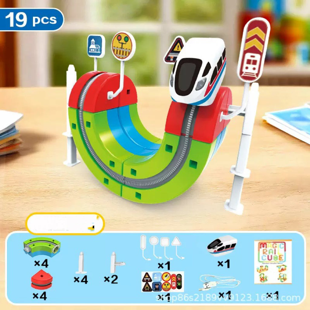 Assembly magic track train set educational toys