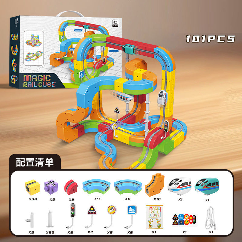 Assembly magic track train set educational toys