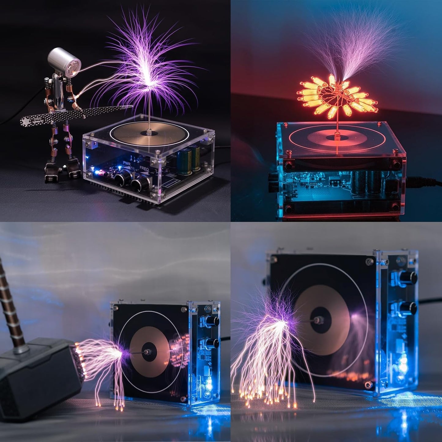 Music Tesla Coil Arc Plasma Coil Desktop Toy