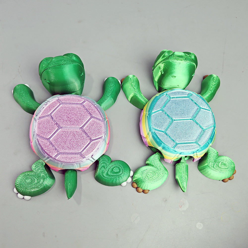 Turtle Coaster with Funny Expression when you put a Glass on His Back