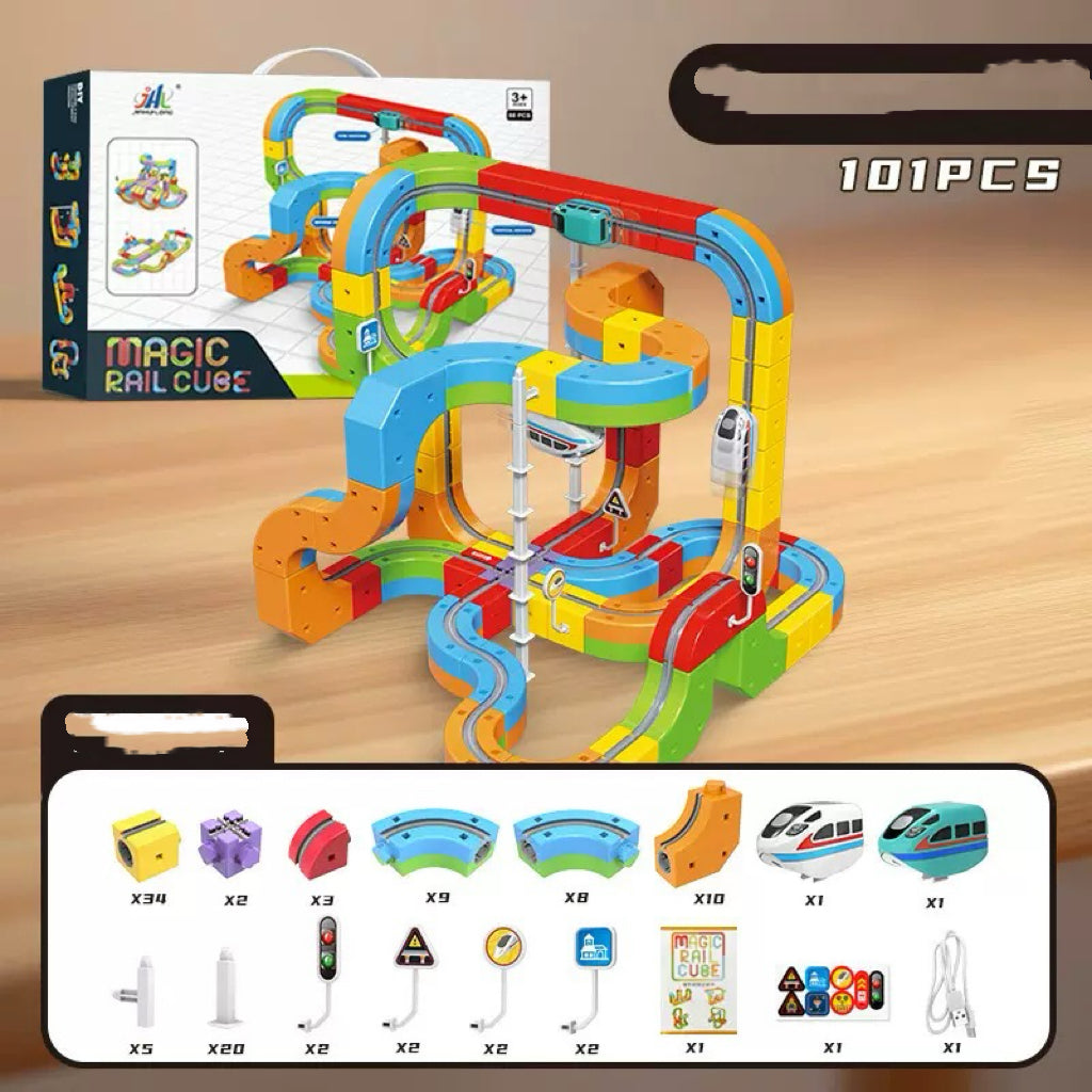 Assembly magic track train set educational toys