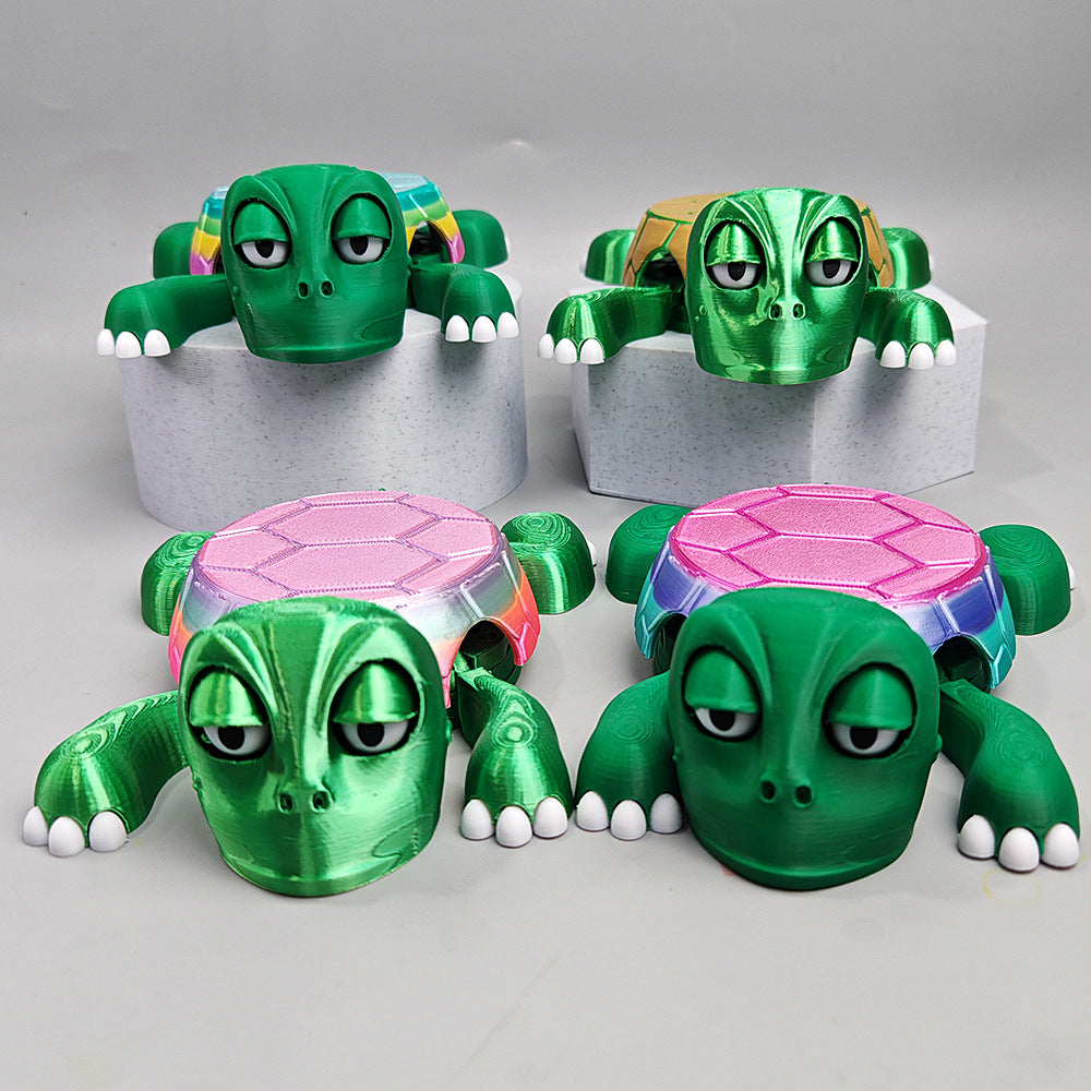 Turtle Coaster with Funny Expression when you put a Glass on His Back