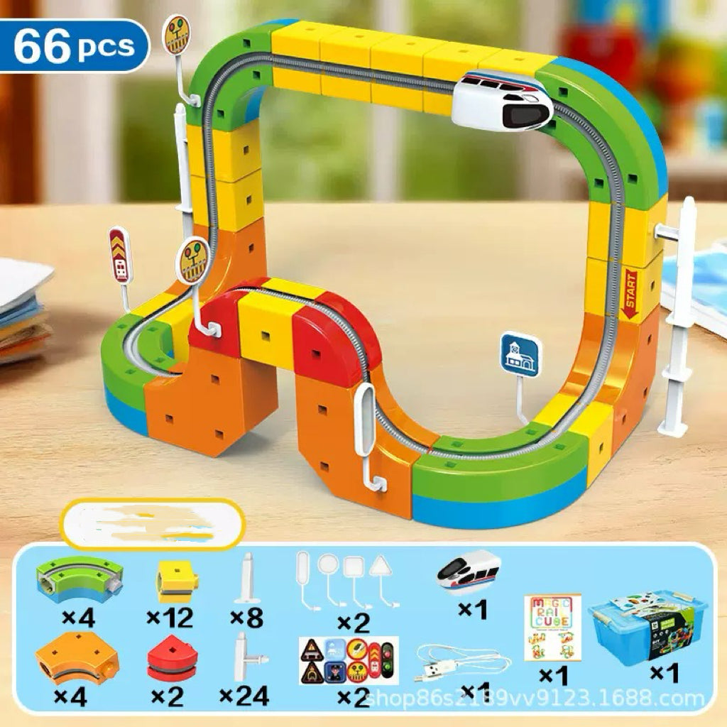 Assembly magic track train set educational toys