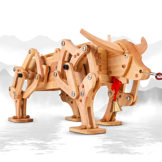 DIY Movable 3D Wooden Cow Puzzle, Suitable for Adults and Children, Wooden Crafts